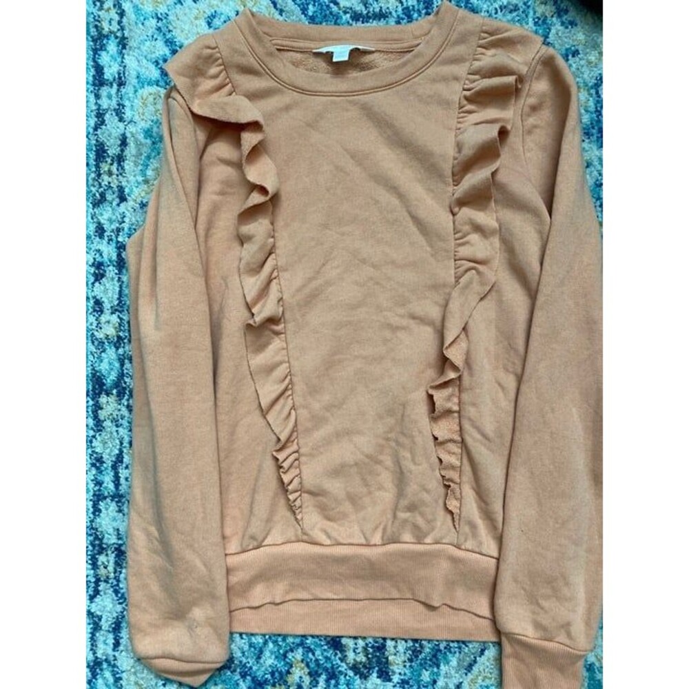 Lauren Conrad ruffle front sweatshirt